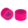Grinder Alu 40mm - 3Parts Pink Hemp Leaf (1 Stk)