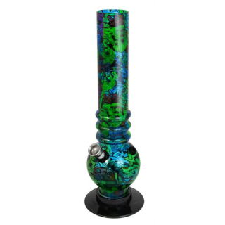 Bong Acryl 26cm - Street Art Blau (1 Stk)