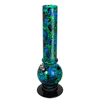 Bong Acryl 32cm - Street Art Graffiti Blau (1 Stk)