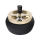 Drehaschenbecher Metall 13cm - Schwarz/Gold (1 Stk)
