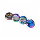 ChampHigh Grinder Alu 40mm - 4Parts Rainbow Diamond (1 Stk)
