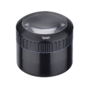 ChampHigh Grinder Alu 50mm - 4Parts Black with Magnifier...