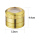 ChampHigh Grinder Alu 50mm - 4Parts Gold +Magnifier (1 Stk)