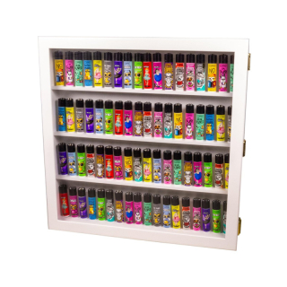 Clipper Vitrine - leer 72er Weiss 42x42cm (1 Stk)